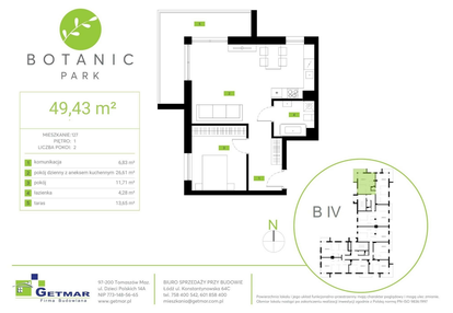 Mieszkanie w inwestycji: Botanic Park
