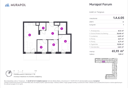 Mieszkanie w inwestycji: Murapol Forum