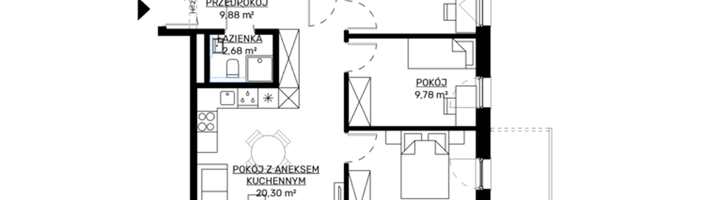 Mieszkanie w inwestycji: KWADRAT etap 2