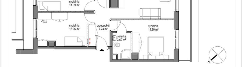 Mieszkanie w inwestycji: Kobieli 4