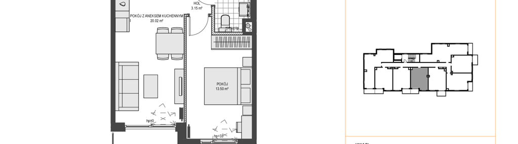 Mieszkanie w inwestycji: Przystań Brzeźno etap 1.2