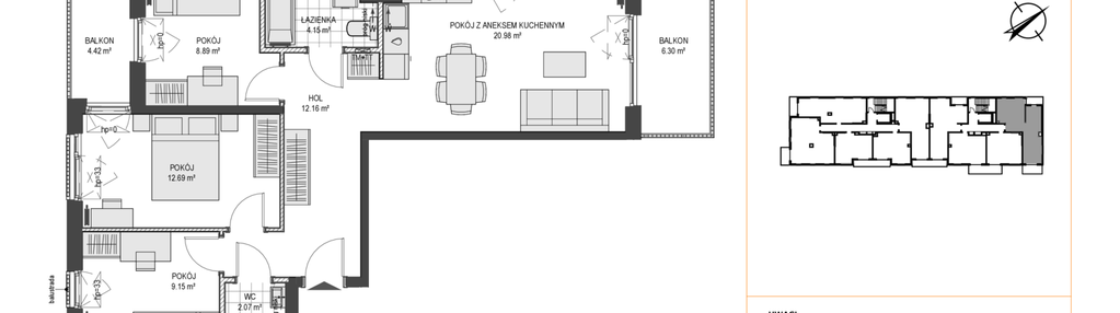 Mieszkanie w inwestycji: Przystań Brzeźno etap 1.2