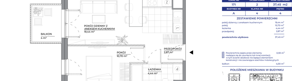 Mieszkanie w inwestycji: Architektów