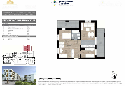 Mieszkanie w inwestycji: Nove Monte Cassino - blok C