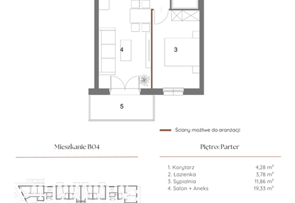 Mieszkanie w inwestycji: Dąbrowskiego 9