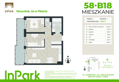 Mieszkanie w inwestycji: InPark