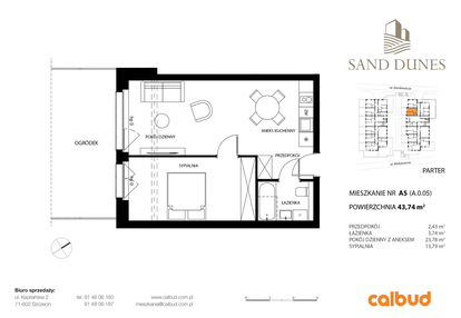 Mieszkanie w inwestycji: Sand Dunes