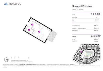 Mieszkanie w inwestycji: Murapol Portovo etap II