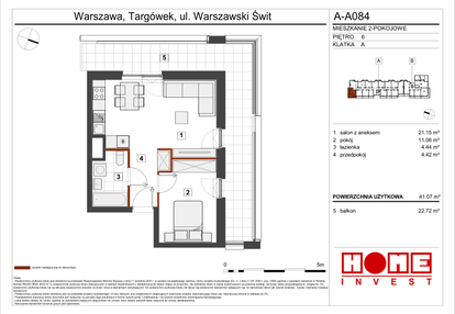 Mieszkanie w inwestycji: Warszawski Świt etap VII