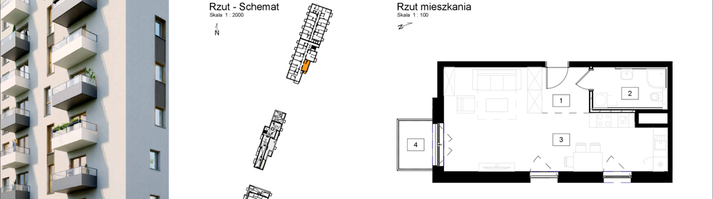 Mieszkanie w inwestycji: Osiedle Kochanowskiego - Gliwice