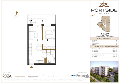 Mieszkanie w inwestycji: Portside Bałtycka