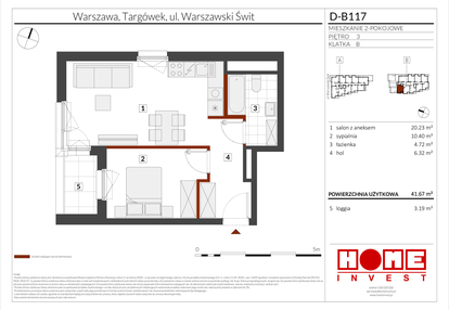 Mieszkanie w inwestycji: Warszawski Świt etap VI
