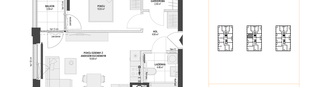 Mieszkanie w inwestycji: DOKI Living etap II
