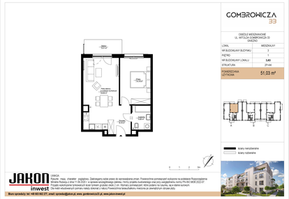 Mieszkanie w inwestycji: Gombrowicza 33 - etap II