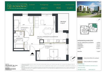 Mieszkanie w inwestycji: Sosnovia