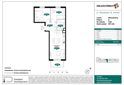 Mieszkanie w inwestycji: Milczańska 18