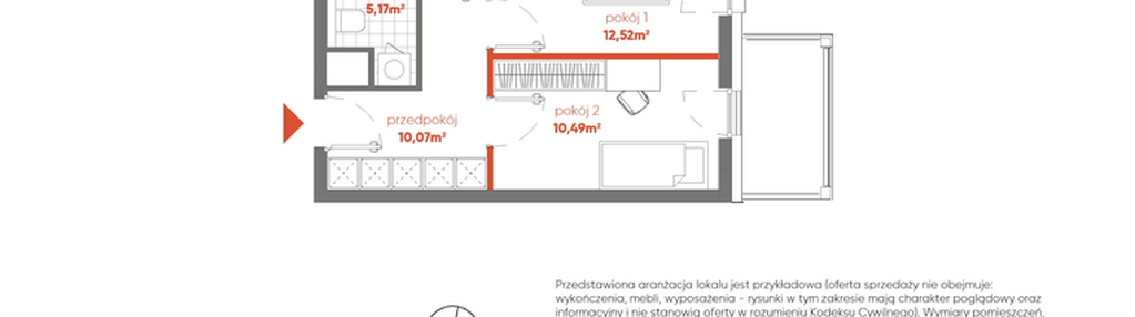 Mieszkanie w inwestycji: Pierwsza Dzielnica - etap III