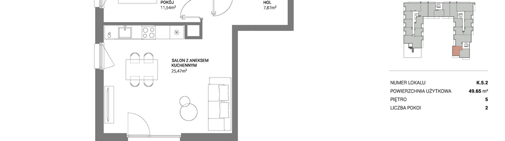 Mieszkanie w inwestycji: Łopuszańska 47 - etap 3