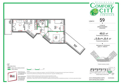 Mieszkanie w inwestycji: Comfort City Szmaragd