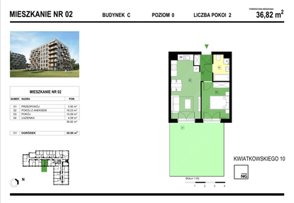 Mieszkanie w inwestycji: Panorama Kwiatkowskiego River II
