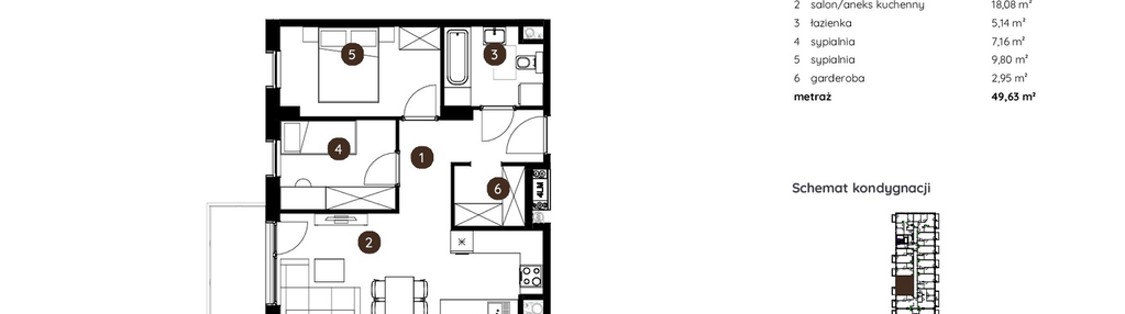 Mieszkanie w inwestycji: Murapol Corfa