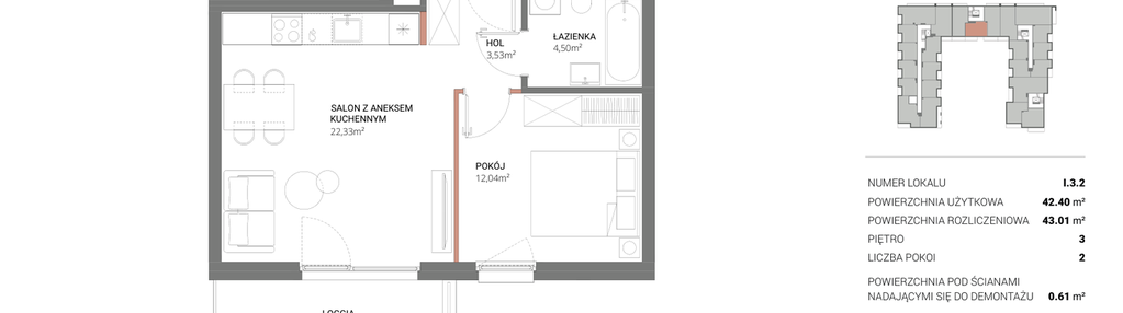 Mieszkanie w inwestycji: Łopuszańska 47 - etap 3