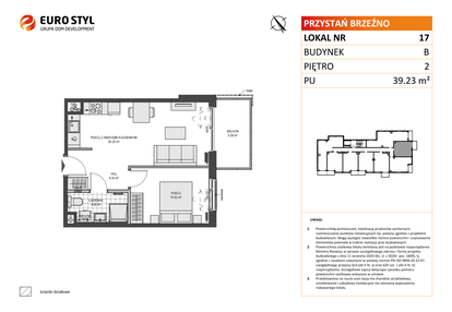 Mieszkanie w inwestycji: Przystań Brzeźno etap 1.2