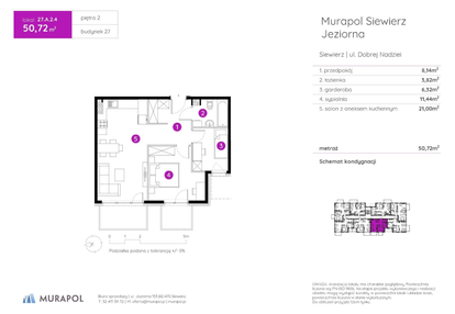 Mieszkanie w inwestycji: Murapol Siewierz Jeziorna bud. 27 i 28