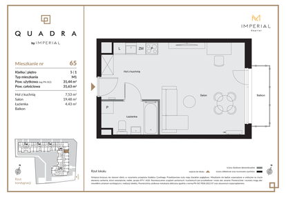 Mieszkanie w inwestycji: QUADRA