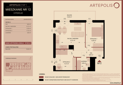 Mieszkanie w inwestycji: Artepolis