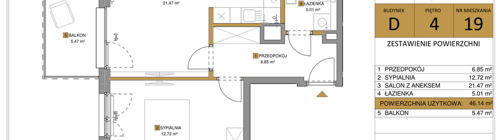 Mieszkanie w inwestycji: KOLEJ NA 19