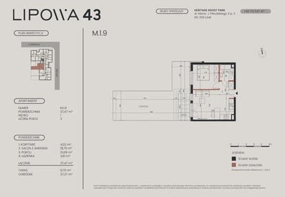 Mieszkanie w inwestycji: Lipowa 43