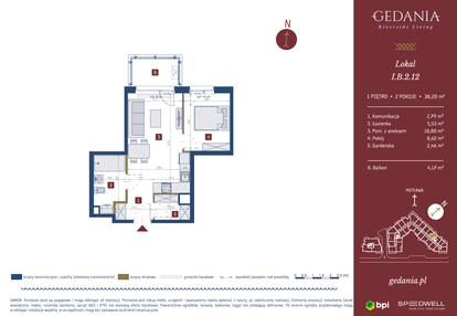 Mieszkanie w inwestycji: GEDANIA Riverside Living - apartamenty inwestycyjne