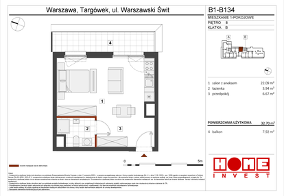 Mieszkanie w inwestycji: Warszawski Świt etap VIII