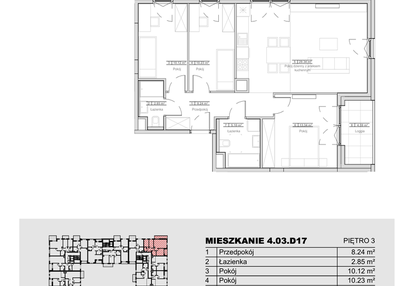 Mieszkanie w inwestycji: Ogrody Andersa III