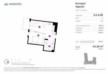 Mieszkanie w inwestycji: Murapol Agosto