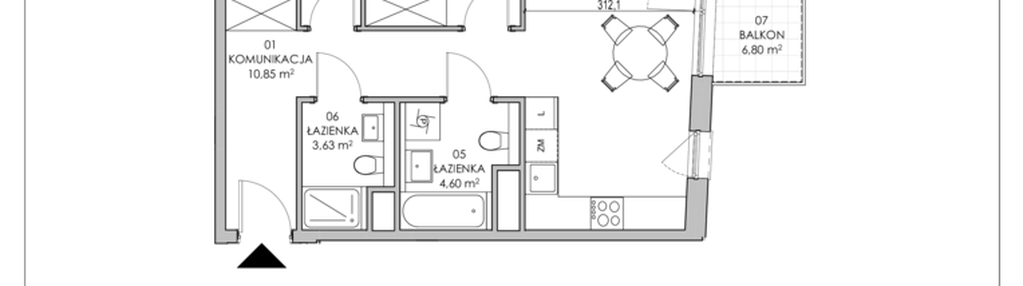 Mieszkanie w inwestycji: Skwer Harmonia II