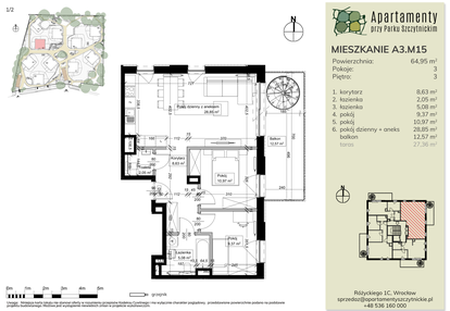 Mieszkanie w inwestycji: Apartamenty przy Parku Szczytnickim