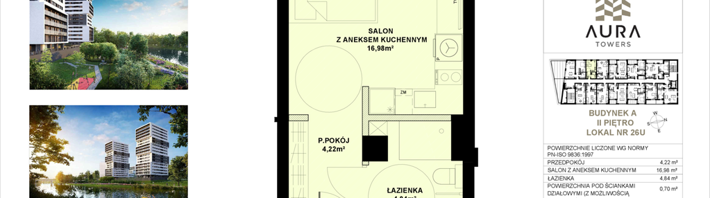 Mieszkanie w inwestycji: Aura Towers