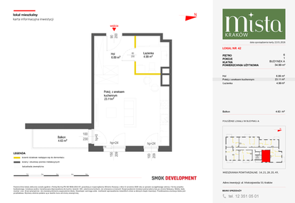 Mieszkanie w inwestycji: MISTA Kraków