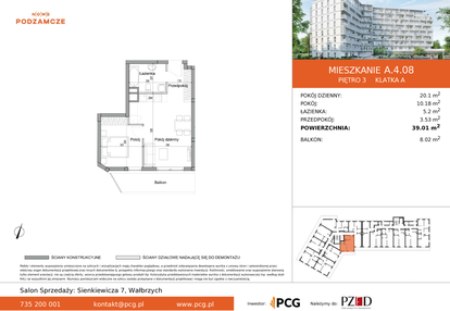 Mieszkanie w inwestycji: Nowe Podzamcze