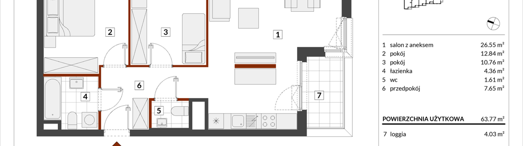 Mieszkanie w inwestycji: Warszawski Świt etap XII