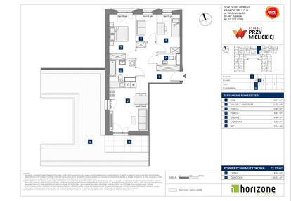 Mieszkanie w inwestycji: Osiedle przy Wielickiej etap 1.2