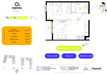 Mieszkanie w inwestycji: Osiedle Ozon etap VII
