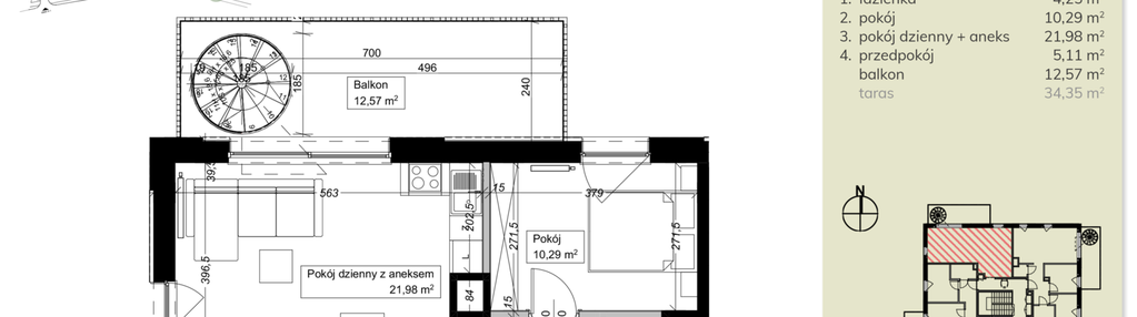 Mieszkanie w inwestycji: Apartamenty przy Parku Szczytnickim