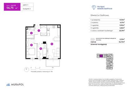Mieszkanie w inwestycji: Murapol Osiedle Szafirove II