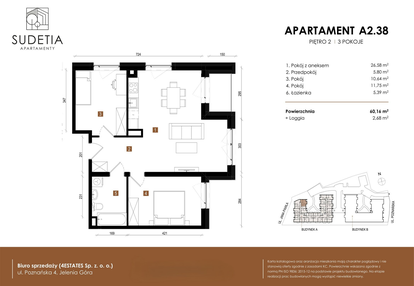 Mieszkanie w inwestycji: Apartamenty Sudetia