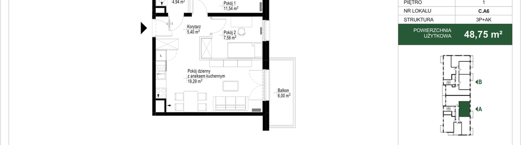 Mieszkanie w inwestycji: Sielskie Podolany II