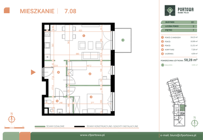 Mieszkanie w inwestycji: Casa Feliz Portowa II