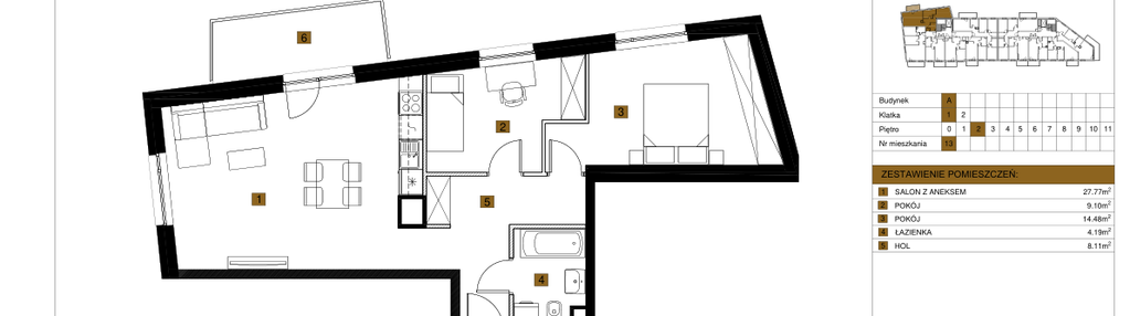 Mieszkanie w inwestycji: Apartamenty nad Oławką